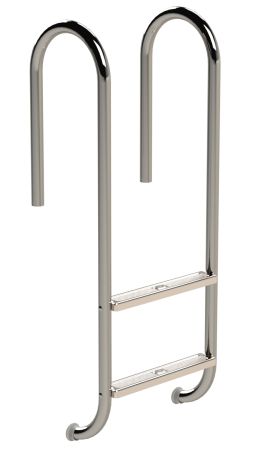 Ideal Eichenwald - MODELL 01 LEITER TINA *V4A* - 2-stufig VARIO ohne Montageset