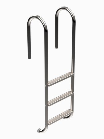 Ideal Eichenwald - MODELL 01 LEITER TINA *V4A* - 3-stufig VARIO ohne Montageset