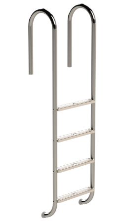 Ideal Eichenwald - MODELL 01 LEITER TINA *V4A* - 4-stufig VARIO ohne Montageset