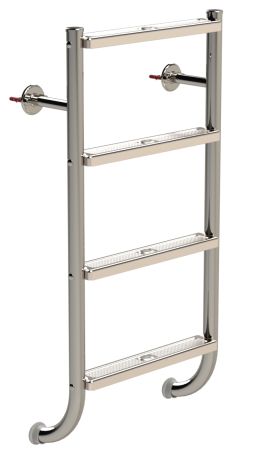 Ideal Eichenwald - Modell 04 Leiter TINA geteilt Ø40 *V4A* - 4-stufig nur Leiternteil 