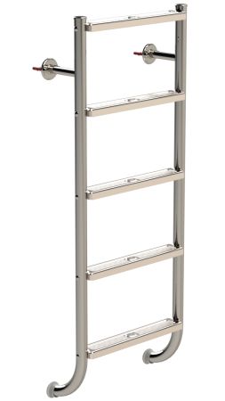 Ideal Eichenwald - Modell 04 Leiter TINA geteilt Ø40 *V4A* - 5-stufig nur Leiternteil 