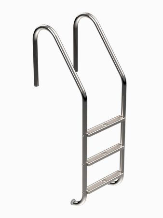 Ideal Eichenwald - Modell 05 Leiter MARINA Ø40 *V4A* - 3-stufig VARIO ohne Montageset 