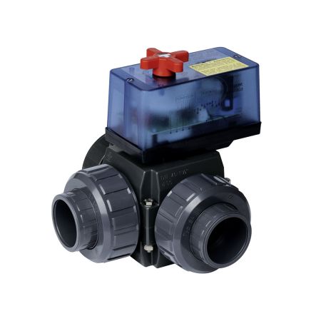 Dreiwegekugelhahn Solar PVC - 50mm