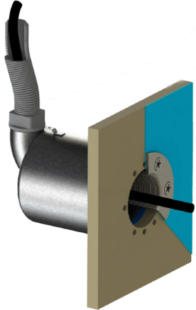 ADAGIO PRO UND SPECTRA WANDDURCHFÜHRUNG - 130mm