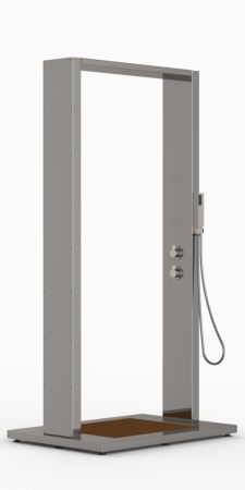 Ideal Eichenwald - Modell 70 Dusche SAMOA inkl. Bodenplatte