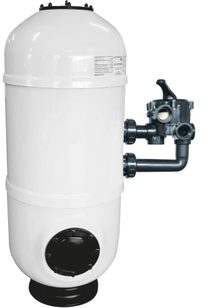 MIDA.Carbon Pro GFK Filterbehälter - 950 mm inkl. 6-Wege-Ventil 2“