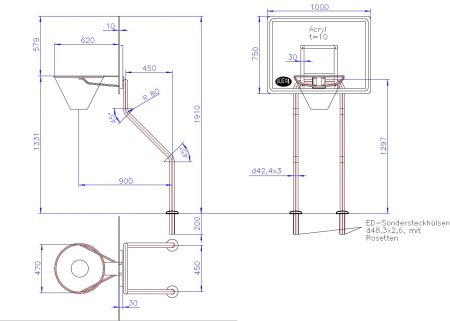 Poolattraktion Basketball