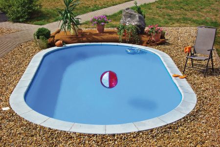 Ovalpool Komplettset 1,20 hoch in acht Größen, Innenfolie 0,6mm 