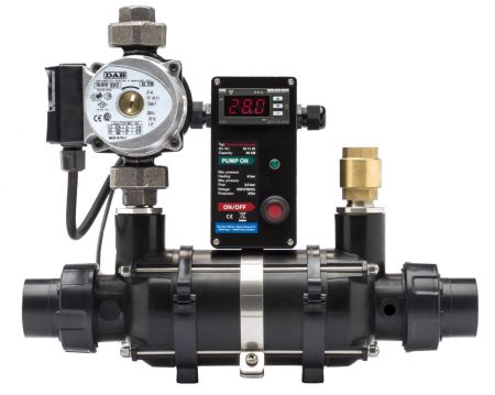 Wärmetauscher Daprà KWT 85 Kompakt Titanwellrohr, Wärmeleistung 85kW