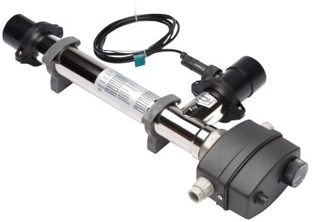 Dapra Elektroheizer D-EWT-Evo aus Edelstahl 1,5 bis 18 kW-6kW / 230/400V