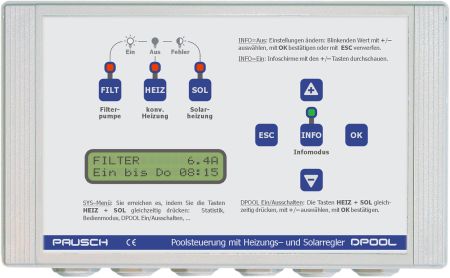 DPool Filtersteuerung mit Heizungs- und Solarregler 