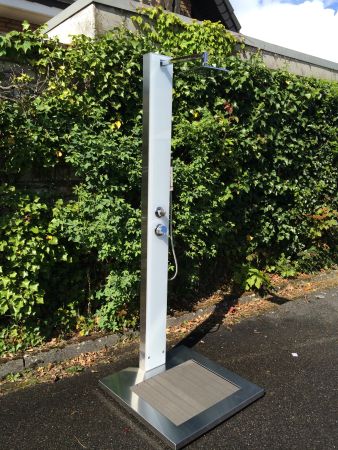 Edelstahl-Gartendusche Tobago