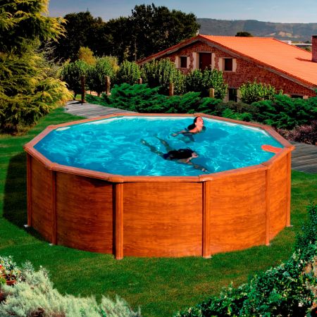 Poolset Feeling in Holzoptik