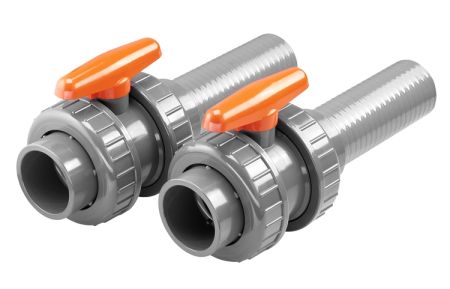 Kugelhahnkit für Gegenstromanlage Smart, Wave und Vogue