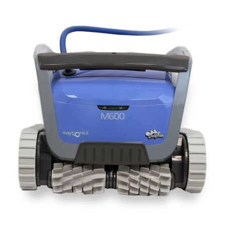 Maytronics Poolroboter Dolphin M600 | Wand- und Bodenreinigung | mit Caddy und WIFI