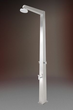 Modell 36 Dusche NIAGARA *V2A* - Typ MB Gehäuse geschliffen mit Entnahmehahn