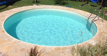 Swimmingpool rund, 1,20 hoch, Innenhülle 0,8mm Farbe Sand, in vielen Größen-700 x 120 x 0,8