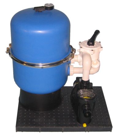 Sandfilteranlage Hawaii 500mmØ, Pumpe Aqua Plus 8m³/h für Pools bis 40m³