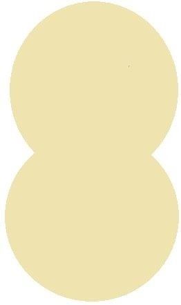 Swimmingpool Achtform Farbe Sand 1,50m hoch, Innenhülle 0,8mm