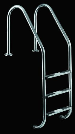 Ideal Eichenwald - Modell 56 Tiefbeckenleiter WEITE Ausladung Ø43 V2A