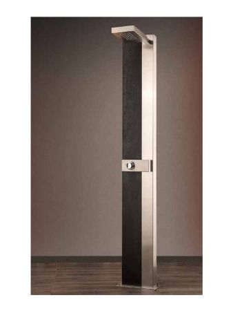 Ideal Eichenwald - Modell 70 Solardusche TONGA V2A / ALU