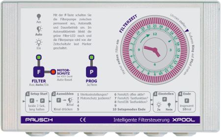Xpool intelligente Filtersteuerung mit Zeitschaltuhr