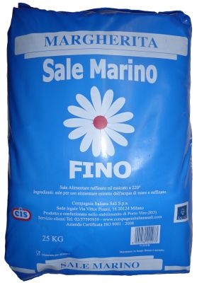 Meersalz Fein 25kg für Salzelektrolyse